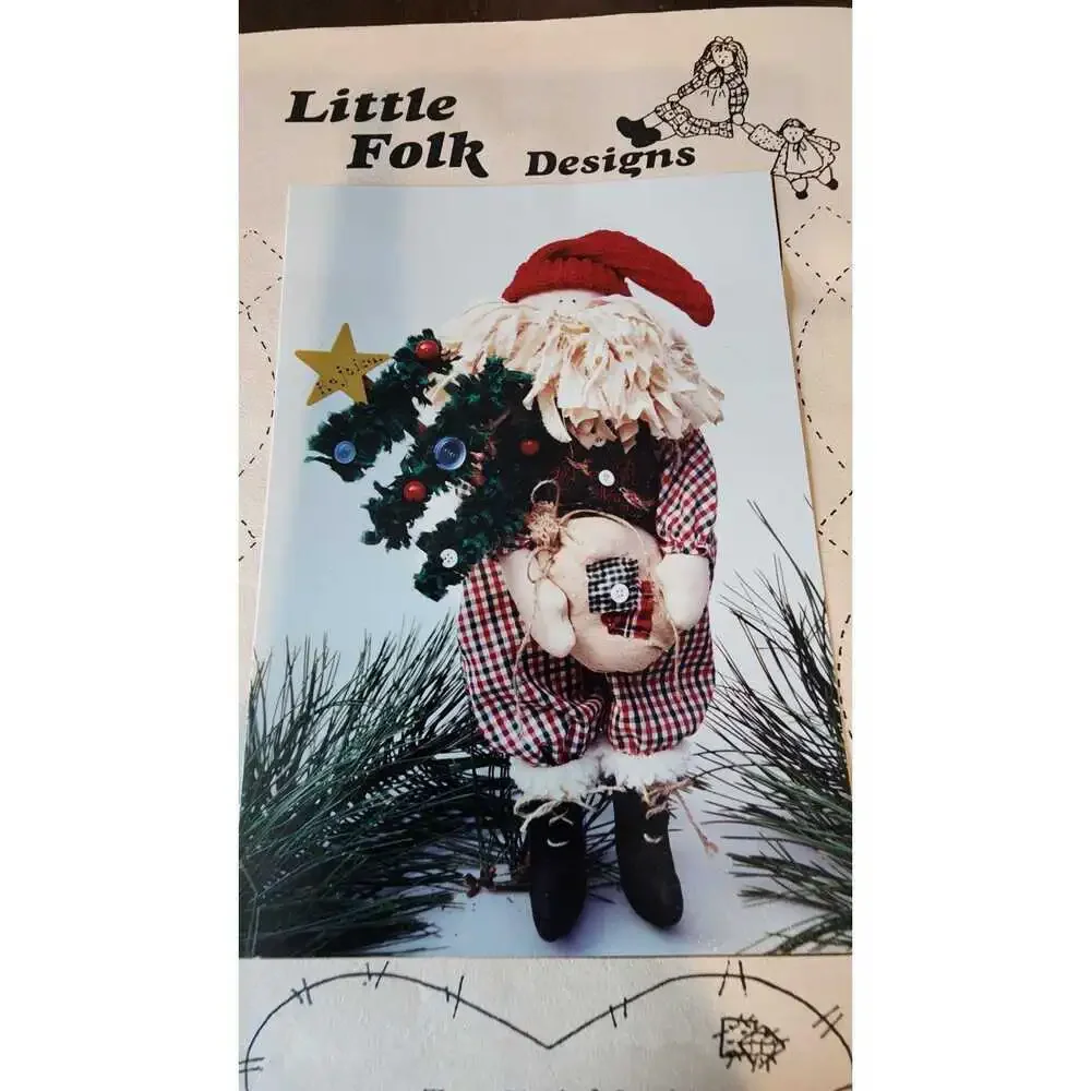 Vintage Santa & Tree Sewing Pattern: 18
